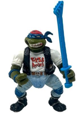 ROCKIN LEO - Mutant Turtles Action Figure Playmates 1991 TMNT INKgrafiX Toys A7