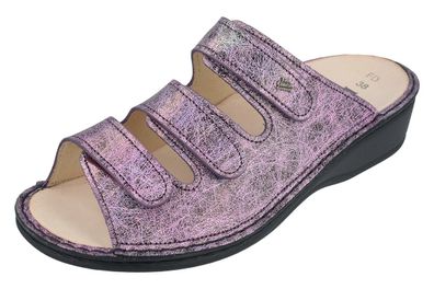 FINN Comfort Pisa Damen Pantolette pink Maglia Glattleder