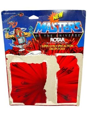 ROTAR Backcard 1980 - Masters Universe Vintage MOTU - INKgrafix Toys A