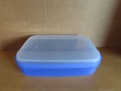 Aufbewahren Schale blau heller Deckel Kippdeckel Swing Box Tupperware 700ml