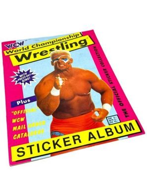 WCW Sticker Album 1994 Sammelalbum Panini Merlin - INKgrafix Toys A225