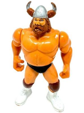 Berzerker 1991- HASBRO WWF Action Vintage Wrestler WWE WCW - INKgrafiX TOYS A248