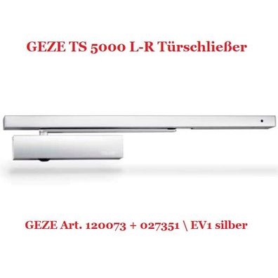 GEZE TS 5000 L-R Türschließer Art. Nr. 120073 & 027351 silber