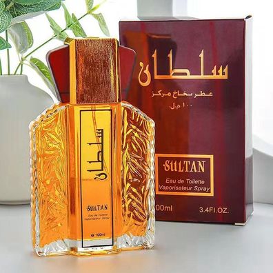 SULTAN Dubai Perfumes For Mens Elegant Long Lasting Eau Toilette Spray 100ml