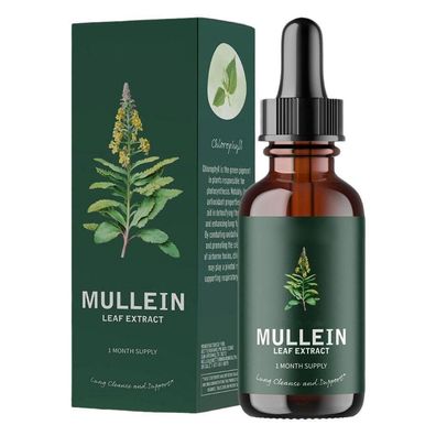 Mullein Leaf Liquid Extract | 2 fl. oz | Alcohol Free, Vegetarian