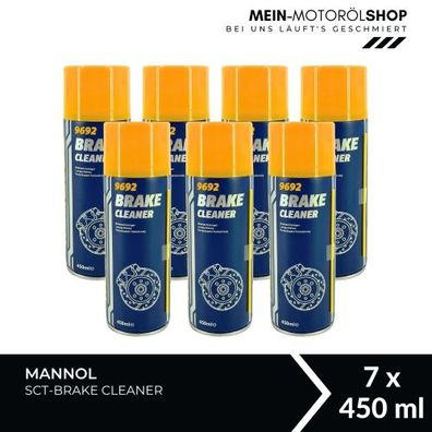 Mannol Brake Cleaner / Bremsenreiniger 7x450 ML