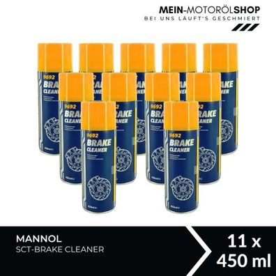 Mannol Brake Cleaner / Bremsenreiniger 11x450 ML