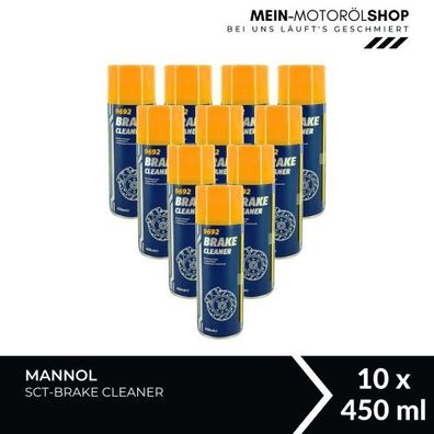 Mannol Brake Cleaner / Bremsenreiniger 10x450 ML