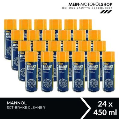 Mannol Brake Cleaner / Bremsenreiniger 24x450 ML