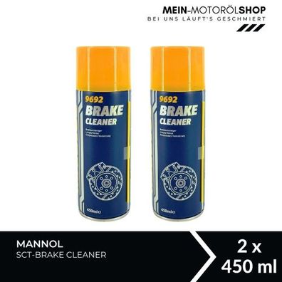 Mannol Brake Cleaner / Bremsenreiniger 2x450 ML