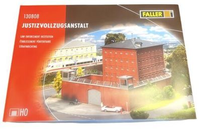 FALLER 130808 Gefängnis - 100% Komplett - JVA Modellbahn H0 Neu - INKgrafiX TOYS