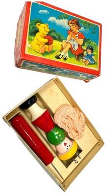 STRICK BÄRBEL komplett 1960 Ovp Verpackung stricken Wolle - INKgrafiX TOYS