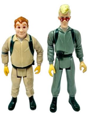 2 Figuren - 1980er - Spengler - The real Ghostbusters KENNER -INKgrafiX TOYS