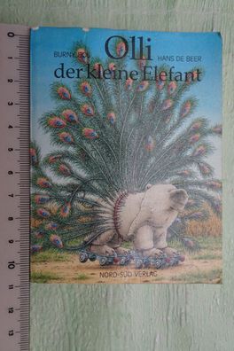 Burny Bos Hans de Beer Olli der kleine Elefant Nord Süd 1991 mini Bilderbuch