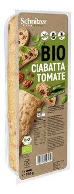 Schnitzer Glutenfreiheit 3x Bio Ciabatta Tomate 180g