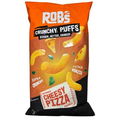 Rob`s Crunchy Puffs | Bigger, Better, Crunchy | Cheesy Pizza 130g