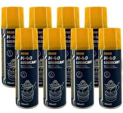 Mannol M-40 Lubricant Multifunktionskriechöl Universalöl 8x200 ML