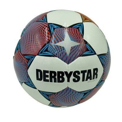 Derbystar Brillant TT v23 Trainingsball - Grösse 5 - weiss/ orange/ blau NEU