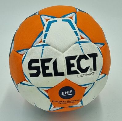 Derbystar SELECT Ultimate EHF Handball - orange weiß - Größe 3 - NEU