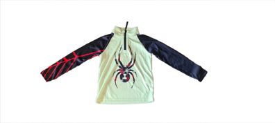 Spyder Bug 1/2 Zip Skipullover für Kinder - Grösse 104 - Farbe lime Ice