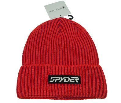 Spyder Groomers Strickmütze - Einheitsgröße - Art 38D555326 - rot - NEU