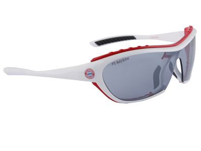 FC Bayern Sonnenbrille/ Fahrradbrille - Junior - weiss - Neu u OVP