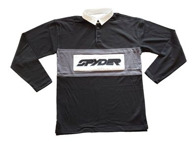 Spyder Herren Rugby Shirt - Gr L - NEU - ArtNr 38A055314 - schwarz