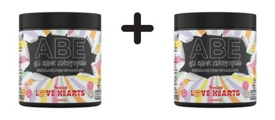 2 x Applied Nutrition ABE Pre-Workout (30 Serv) Swizzels Love Hearts