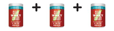 3 x Myprotein Clear Whey Protein (488g) Strawberry Kiwi