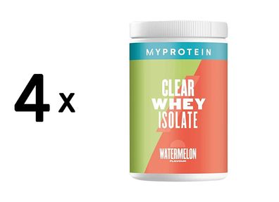 4 x Myprotein Clear Whey Protein (488g) Watermelon