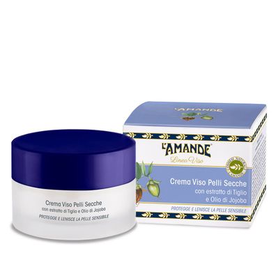 L'Amande Linea Viso Gesichtcreme für trockene Haut 50 ml