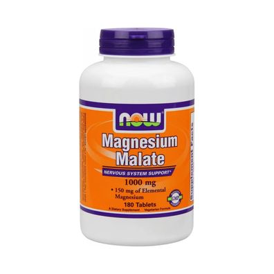 Now Foods Magnesium Malate 1000mg (180 tabs)