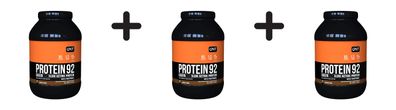 3 x QNT Protein Casein 92 (750g) Chocolate