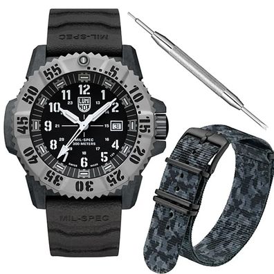 Luminox XL.3351. SET MIL-SPEC 46 mm, Militäruhr Armbanduhr, Taucheruhr, Saphirglas