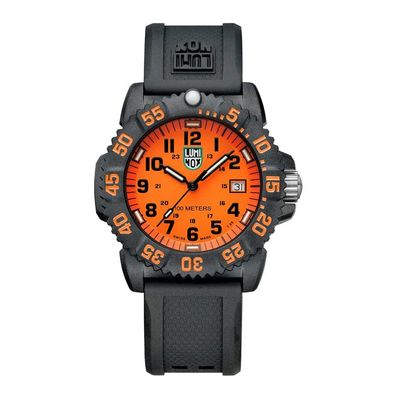 Luminox Herren Armbanduhr X2.2059.1 Sea Lion 10ATM, orange, 44mm