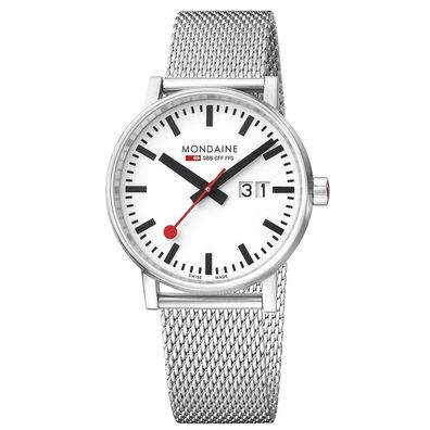 Mondaine Official Swiss Railways evo2 Big Date MSE.40210. SM Saphirglas 40mm