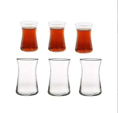 Pasabahce 6er Set Teegläser 160cc 5 1/4 oz transparent