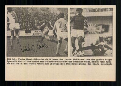 Vaclav Masek Nationalspieler Tschecheslowakai WM 1962 Original Sign. + A 234840