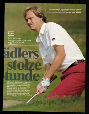 Christoph Städler Golf Original Signiert + G 40941