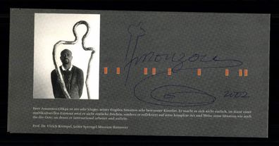Amouzou Amouzou Glikpa Bildauer Autogrammkarte Original Signiert + G 40945
