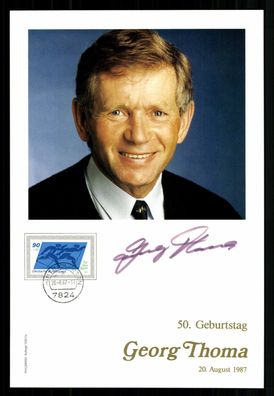 Georg Thoma Olympia Sieger 1960 Nordische Kombination Original Sign. # G 41278