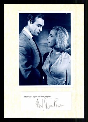 Honor Blackman 1925-2020 James Bond Girl Goldfinger Original Signiert + G 41594