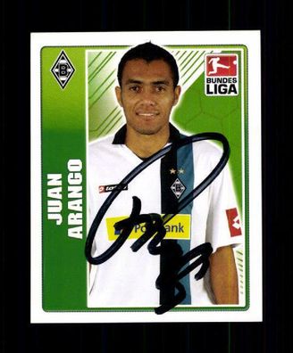 Juan Arango Borussia Mönchengladbach Topps Sammelbild Original Sign+ A 154362