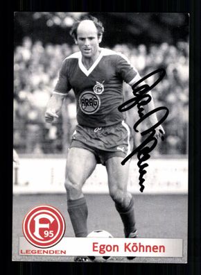 Egon Köhnen Autgorammkarte Fortuna Düsseldorf Original Signiert + A 235438