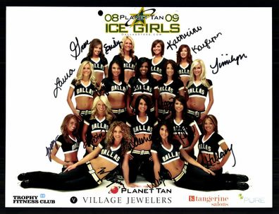 Dallas Stars Ice Girls 2008-09 16x Original Signiert + G 40934