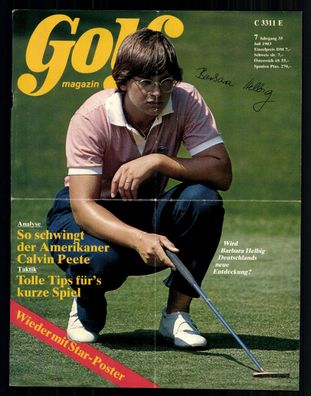 Barbara Helbig Golf Original Signiert + G 40937