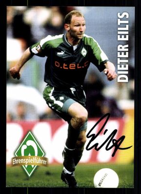 Dieter Eilts Autogrammkarte Werder Bremen TOP AK Original Signiert + A20571