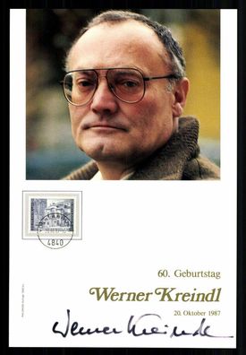 Werner Kreindl 1927-1992 Autogrammkarte Original Signiert + G 41124