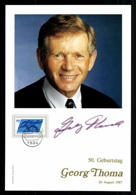 Georg Thoma Olympia Sieger 1960 Nordische Kombination Original Sign. # G 41277