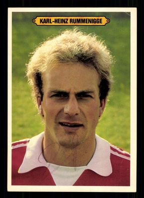 Karl Heinz Rummenigge Maxi Superstars Karte 1982 Bayern München + G 41377